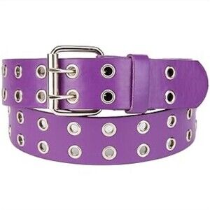 No Boundaries Violet Belt with Metallic Details